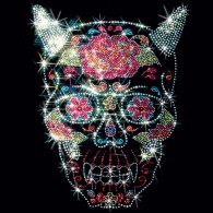 Rhinestone Sugar Skull Diablo